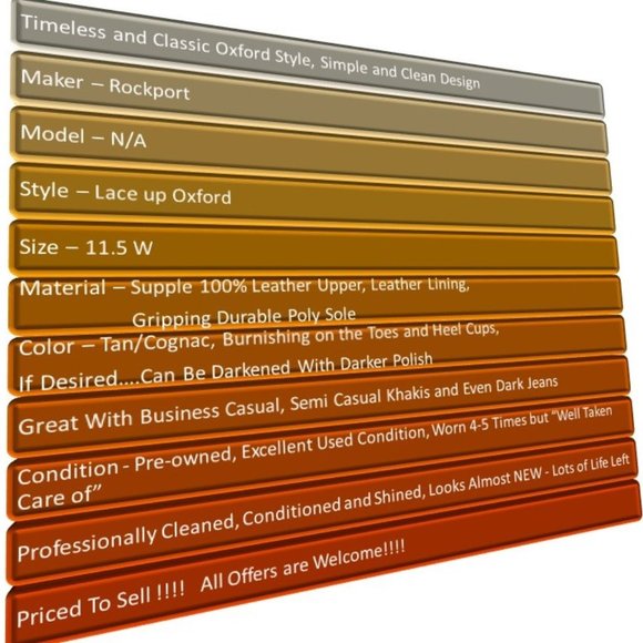 Stylish Cap Toe Derby - By Rockport - Picture 2 of 15